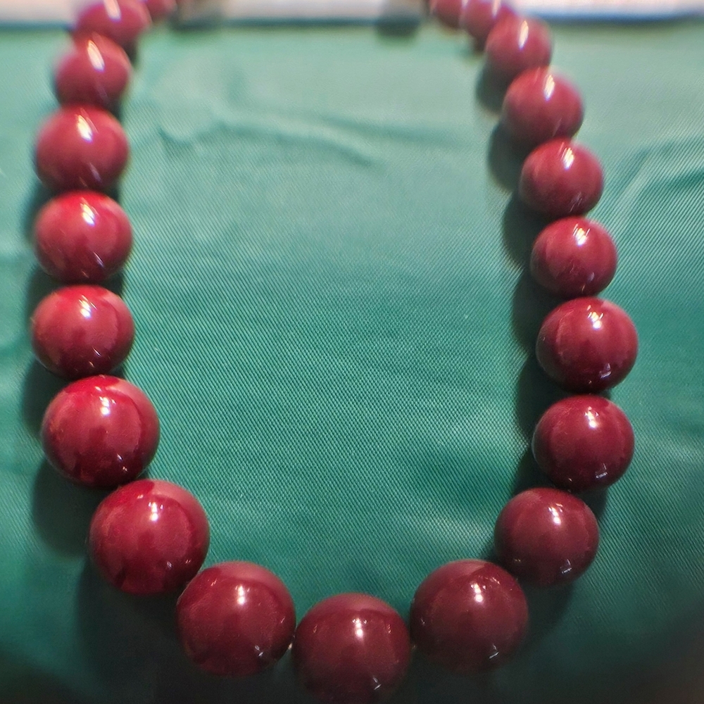 Red jasper 18 inch necklace